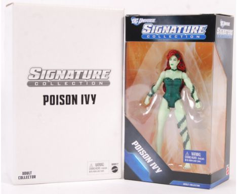 A rare original Mattel made DC Universe Signature Collection Poison Ivy W8817 action figure. Appears mint and unopened with o
