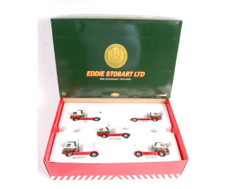 A Corgi made 1/50 scale diecast model set No. 76901 ' Eddie Stobart - 30th Anniversary '. Appears mint, and complete - includ