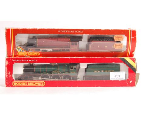 Two Hornby 00 Gauge model railway train set locomotives to include; R.842 LMS London Midland Scotland Class 5 Loco 4-6-0 4657