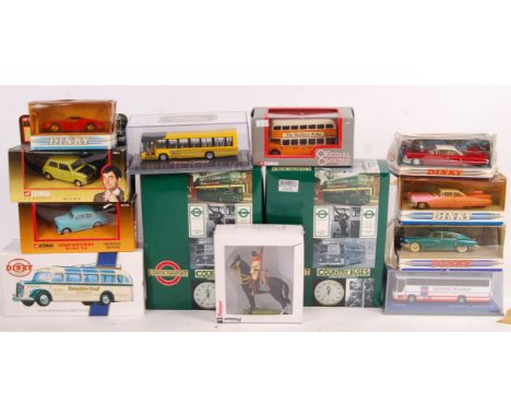 A good collection of assorted boxed diecast models - includes; EFE London Transport Museum, Corgi Original Omnibus, Dinky Mat