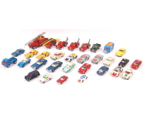 A good collection of 60+ original vintage diecast to include: Corgi Toys made models: y, Aston Martin DB4, Sunbeam Imp, , Smi