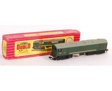 An original vintage Hornby Dublo 2 Rail 00 gauge model railway train set locomotive 2233 D5702 Co-Bo Diesel Electric Locomoti