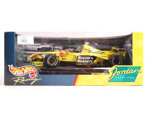 A Mattel made Hot Wheels Racing series precision diecast 1/18 scale model Formula 1 / F1 racing car No. 22822 ' Jordan Grand 