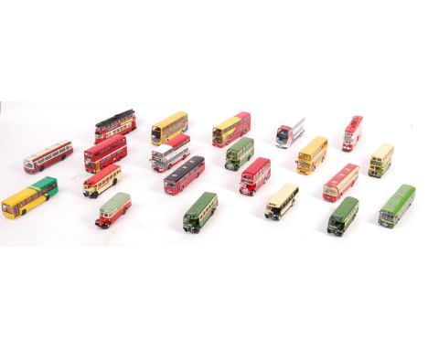 A collection of 20+ assorted Corgi OOC Original Omnibus Company 1/76 scale 00 gauge model railway train set scale diecast mod