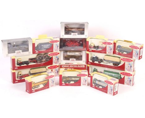 A collection of 15x assorted 00 gauge model railway layout 1/76 scale diecast models to include Lledo Trackside, EFE, Atlas a