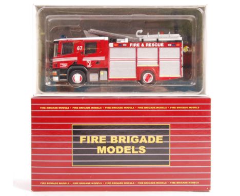 A Fire Brigade Models made precision scale diecast model Fire Engine FBM 3004 ' Scania Bedfordshire ' limited edition 251/350