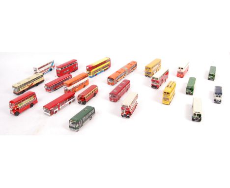A collection of 20+ assorted Corgi OOC Original Omnibus Company 1/76 scale 00 gauge model railway train set scale diecast mod