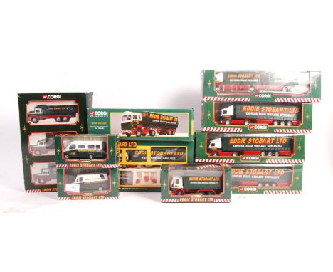 A collection of 10x Corgi assorted scale diecast models all from the Eddie Stobart series. Comprising: 23101, 58304, 59601, 5