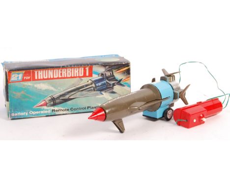 A rare original vintage JR21 Toy made Gerry Anderson Thunderbirds ' Thunderbird 1 ' battery operated remote control plastic s