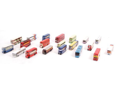 A collection of 20+ assorted Corgi OOC Original Omnibus Company 1/76 scale 00 gauge model railway train set scale diecast mod