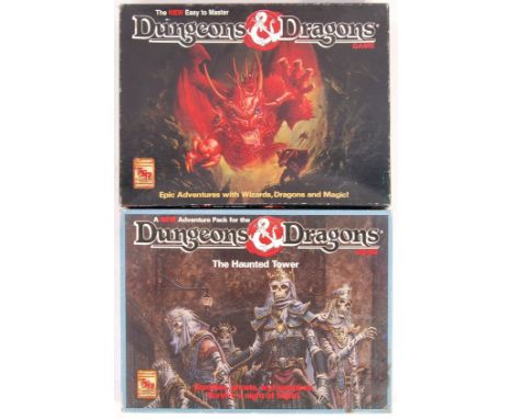 Warhammer - Two TSR made D&amp;D Dungeons and Dragons made fantasy roleplaying wargaming sets comprising an original ' Epic A