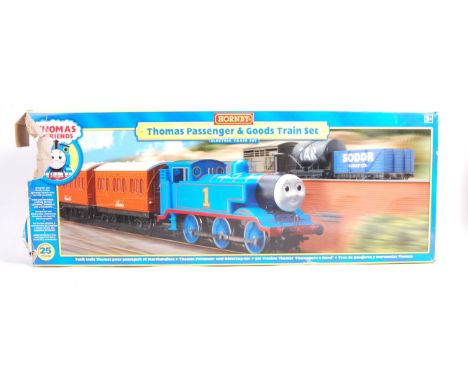 An original Hornby R9271 Thomas The Tank Engine Passenger &amp; Goods Electric model railway locomotive engine train set comp