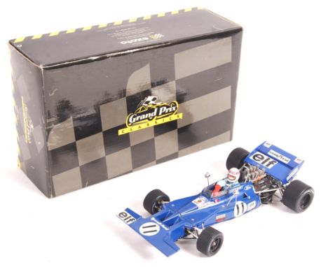 A rare Exoto made 1/18 scale precision diecast model Ford 003 Jackie Stewart Tyrrell Ford 1st German Grand Prix Winner 1971. 