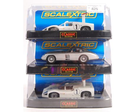 Scalextric - a collection of x3 Scalextric ' The Classic Collection ' 1/32 scale slot racing cars. Comprising; C2811 Chaparra