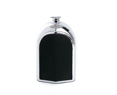 A Bentley radiator decanter by Ruddspeed, British,1960s, in the form of a Vintage Bentley radiator, chromed surround with gre