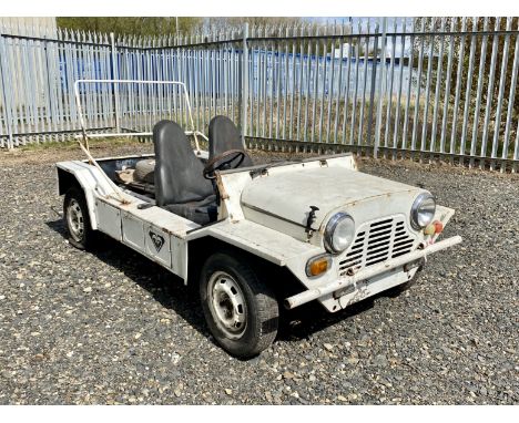 The second of two Australian produced Austin Mini Mokes in our May 22nd sale.This car is being sold as a restoration project,