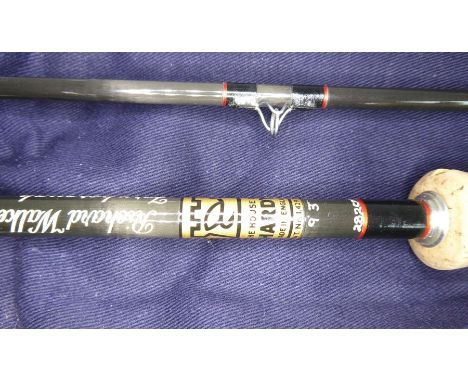 A Hardy 'R. Walker - Farnborough' two-piece 9¼ feet&nbsp; (grilse/sea trout / trout), with butt extension, in good condition