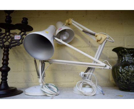 A Herbert Terry anglepoise lamp; and another similar. 