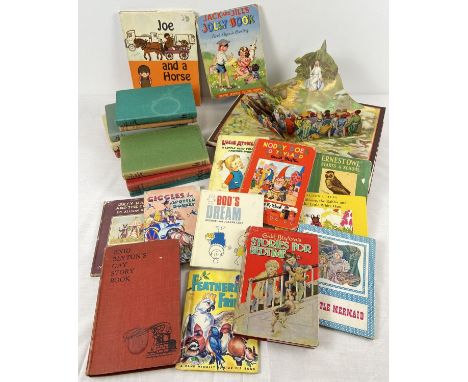 A collection of assorted vintage children's books. To include Dean's Enid Blyton books, Mabel Lucie Attwell, Grey Rabbit, Nod