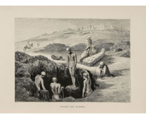 Lane (Edward William) - An Account of the Manners and Customs of the Modern Egyptians,  fifth edition, frontispiece, illustra