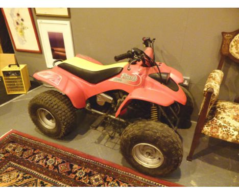 RAM R100 QUAD BIKE. Ram quad R100 quad bike for spares or repair. No key, engine turns over.