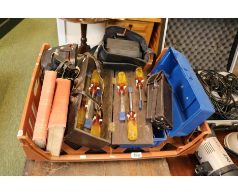 Tray of assorted Vintage Tools 