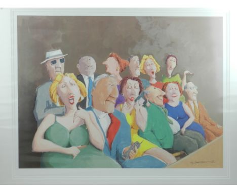 George Somerville (Scottish, b.1947), The Jury, lithograph, signed lower right. H.40cm W.52cm