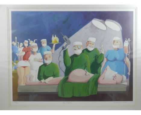 George Somerville (Scottish, b.1947), The Theatre, lithograph, signed in pencil lower right, numbered 101/995. H.40cm W.52cm
