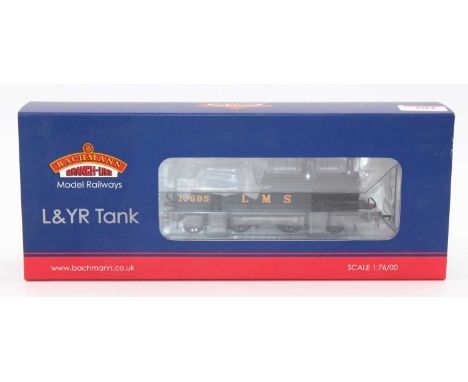 31-165 Bachmann Branch-Line loco L&amp;YR 2-4-2 tank LMS black 10695, 6DCC (NM) (BNM)