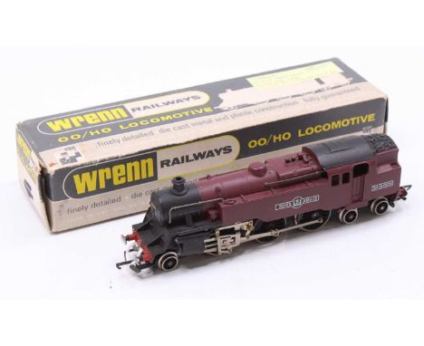 Wrenn 2-rail 2-6-4 tank loco specially inscribed with transfers ‘Silver Jubilee’ &amp; ‘Basildon.’ Unlined maroon. Commission