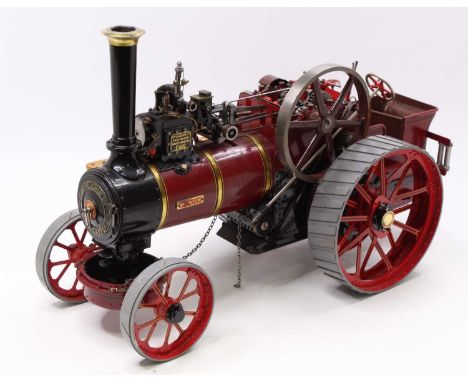 1.5 inch scale coal fired Allchin Traction Engine built to Hughes "Royal Chester" designs, comprising of silver soldered copp