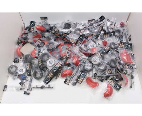 One box containing a large quantity of De Agostini Shelby Mustang GT500 1/8 scale factory issued spare parts, issue Nos. rang