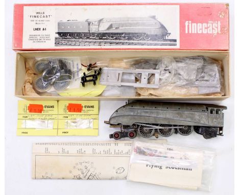Wills ‘Finecast’ 00-gauge kit for LNER A4 class loco &amp; tender designed to take Finecast or Triang A3 chassis. The kit is 