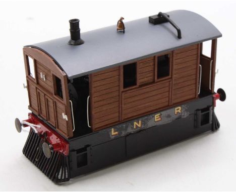 Skytrex 0-gauge LNER 4-wheel Y6 Tram Engine, no running number. 2-rail 0-gauge. (E) (BE) but might not be original to the pro