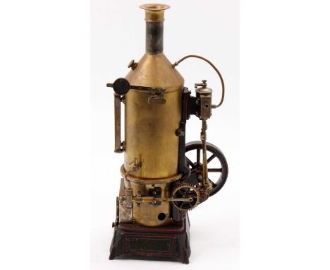 Doll Et Cie of Germany, Number 359/5 stationary vertical steam engine, comprising of vertical boiler with single wick burner 