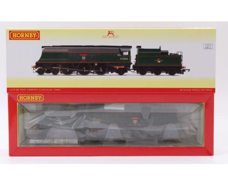 R3310 Hornby BR (late) West Country 4-6-2 loco &amp; tender ‘Bude’ No.34006, DCC ready (M) (BM)