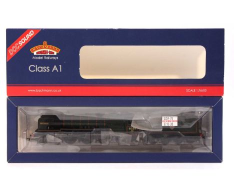 A Bachmann 00 gauge No. 32-551 DX Class A1 Sea Eagle loco and tender No. 60139 BR green and fitted with DCC sound
