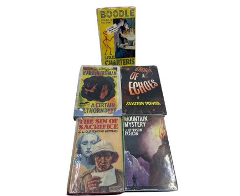 Crime &amp; Detective Fiction. A collection of five novels comprising: FARJEON, J. Jefferson. Mountain Mystery, fifth impress