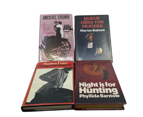 Crime &amp; Detective Fiction. A collection of four novels comprising: LISTER, Stephen. Hungarian Roulette, first edition, 8v