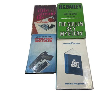 Crime &amp; Detective Fiction. A collection of four very scarce novels comprising: KRUGER, Paul. If the Shroud Fits, first UK
