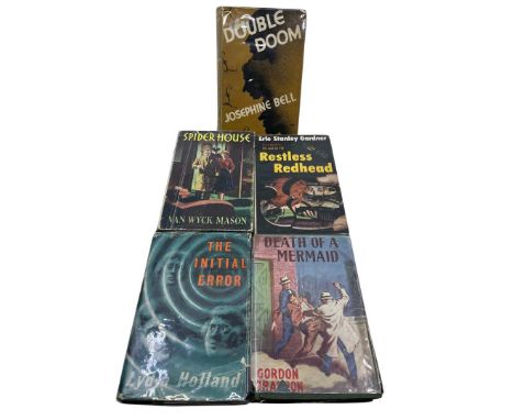 Crime &amp; Detective Fiction. A collection of five novels comprising: BELL, Josephine. Double Doom, first edition, London: H