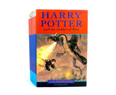 ROWLING, J. K. Harry Potter and the Goblet of Fire, first edition, SIGNED by the author in bold black ink on dedication page,