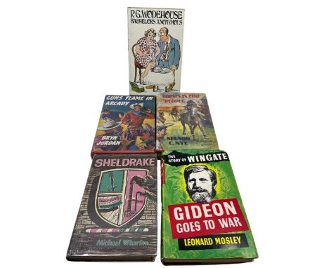 A small group of miscellaneous books comprising: WHARTON, Michael. Sheldrake, first edition, London: Anthony Blond &amp; Alla