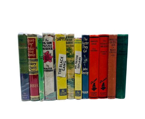 Crime &amp; Detective Fiction. A collection of 12 novels comprising: O'HANLON, James. Murder at 300 to 1, first UK edition, L