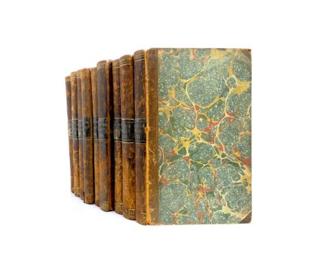 SOWERBY, James. English Botany; Or, Coloured Figures of British Plants, 35 volumes bound in 34, illustrated throughout with h