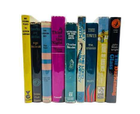 Crime &amp; Detective Fiction. A collection of nine novels comprising: FITZGERALD, Nigel. The Candles Are All Out, first edit