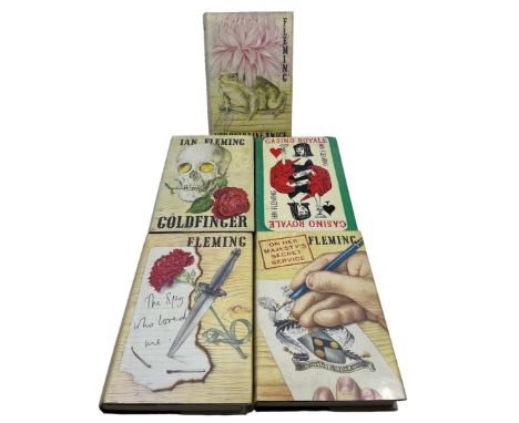 FLEMING, Ian. Casino Royale, reprinted 1963; Goldfinger, fifth impression, 1963; You Only Live Twice, second impression, Apri
