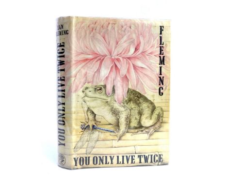 FLEMING, Ian. You Only Live Twice, first edition, 8vo, publisher's black imitation cloth, unclipped dust-jacket designed by R