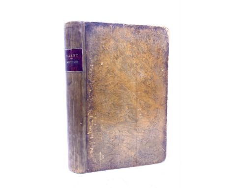 HUTTON, William. The History of Derby, first edition, complete with all 19 plates as called for, including the folding engrav