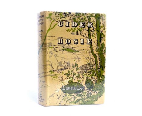 LEE, Laurie. Cider with Rosie, first edition, first printing, 8vo, publisher's green imitation cloth lettered in gilt, unclip